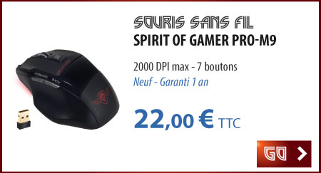 Souris sans fil Spirit Of Gamer PRO-M9