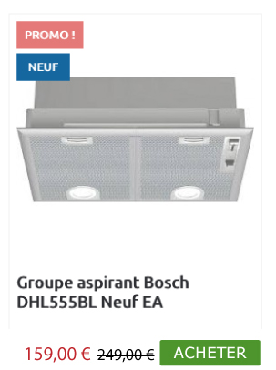 Groupe aspirant Bosch DHL555BL Neuf EA