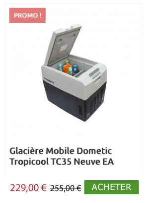 Glacière Mobile Dometic Tropicool TC35 Neuve EA